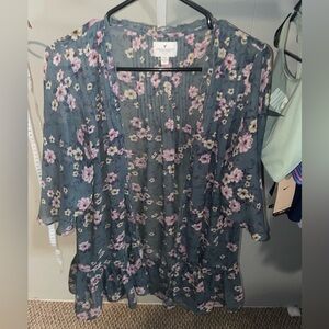 American Eagle Floral Kimono